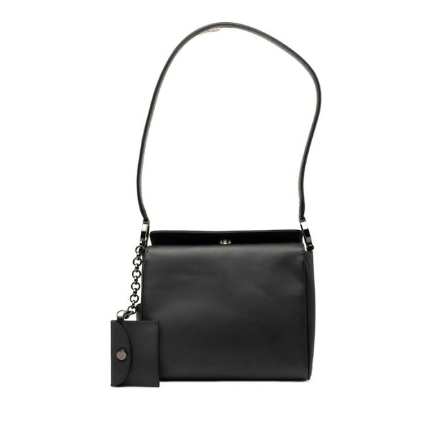 サルヴァトーレフェラガモ ガンチーニ ワンショルダーバッグ BL-217651 ブラック パテントレザー レディース Salvatore Ferragamo 【中古】