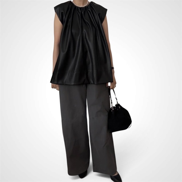 MY___   GARMENT DYE EASY PAINTER PANTS