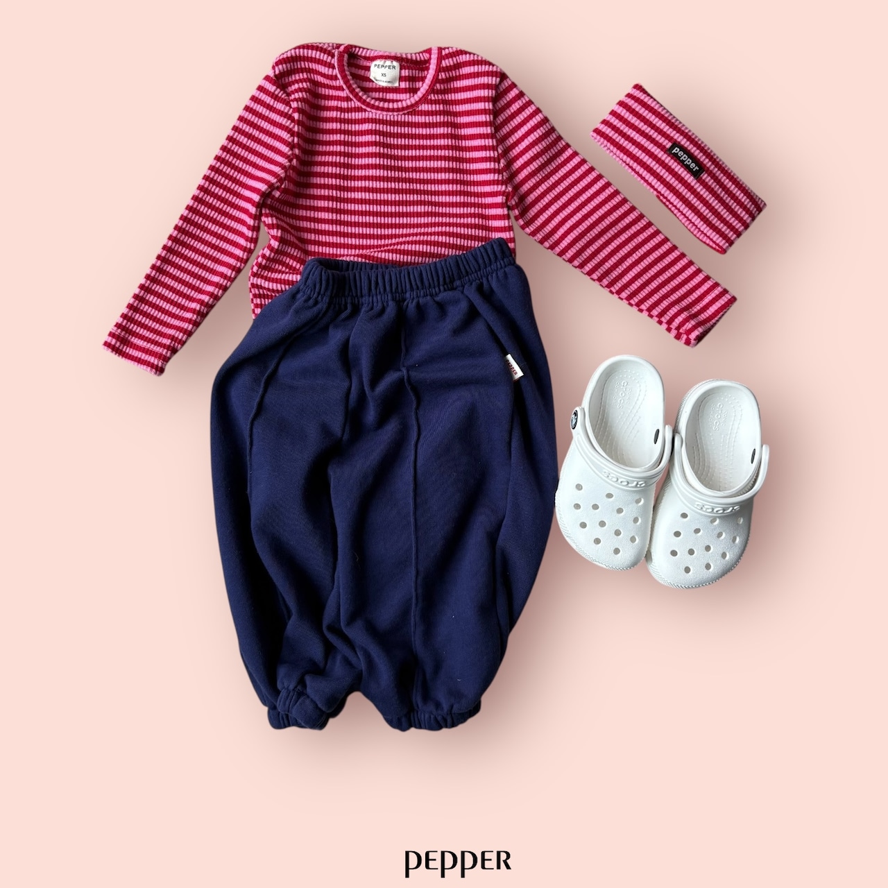 PEPPER 26/SP Jelly pintuck joggers