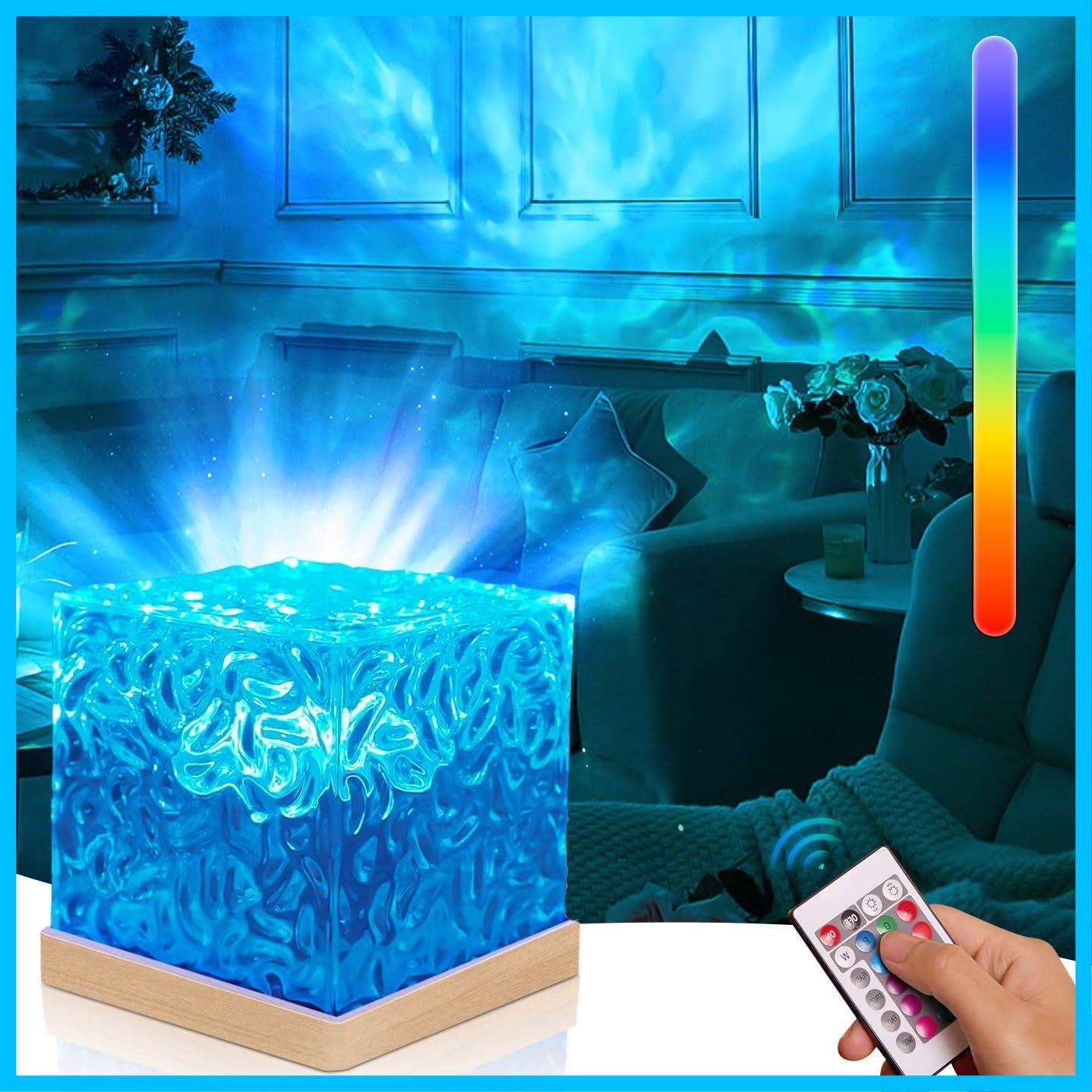 LAOSEP ナイトライト オーロラランプ 卓上ライト 【led目に優しい