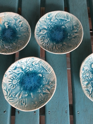 トルコ釉銘々皿