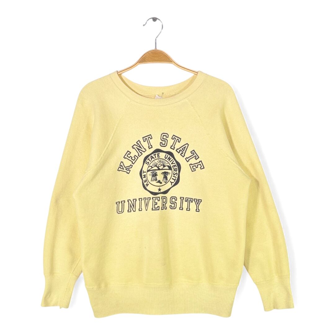 【美品・レア】Champion スウェット 虎柄プリント ヴィンテージ加工 Champion/チャンピオン カレッジロゴ タイガープリント