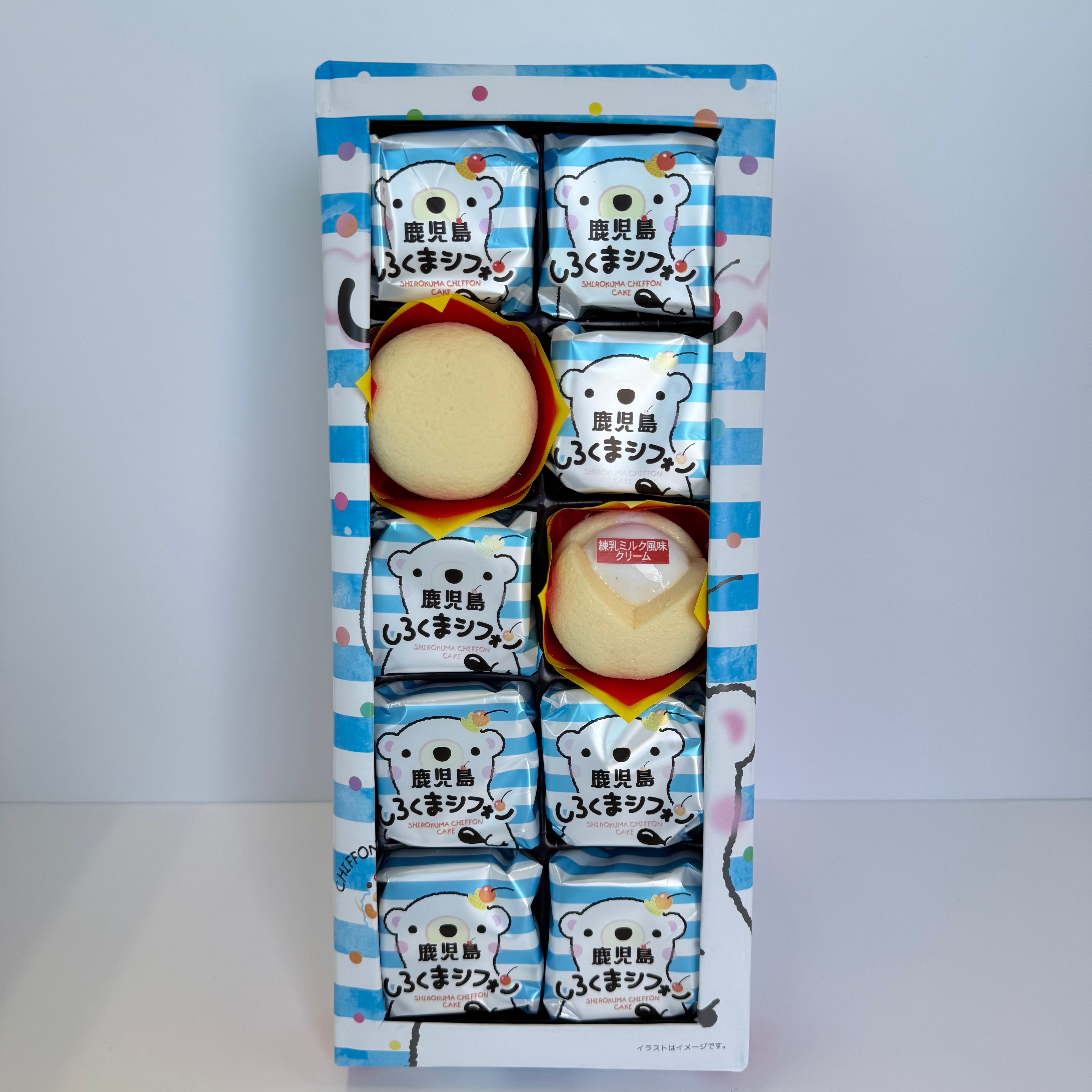 しろくまシフォン 10個入 | 鹿児島土産のドリームガーデン | 鹿児島