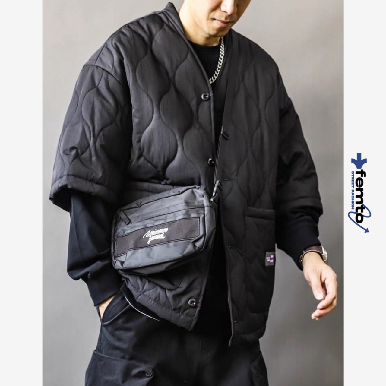 Short sleeve quilted padded jacket 1200 - 1