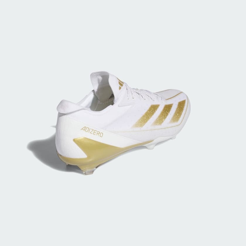 28cm】Adizero Electric ホワイト・ゴールド アメフト スパイク | END