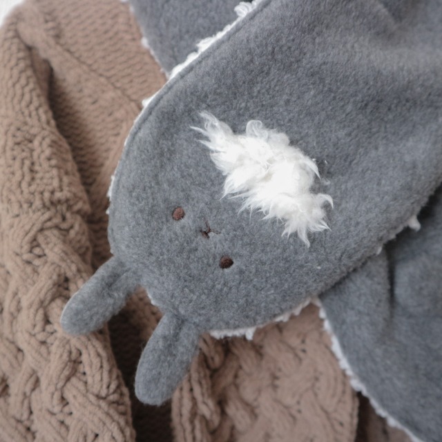 【完売】ツミキノウサギさんの おこさまマフラー