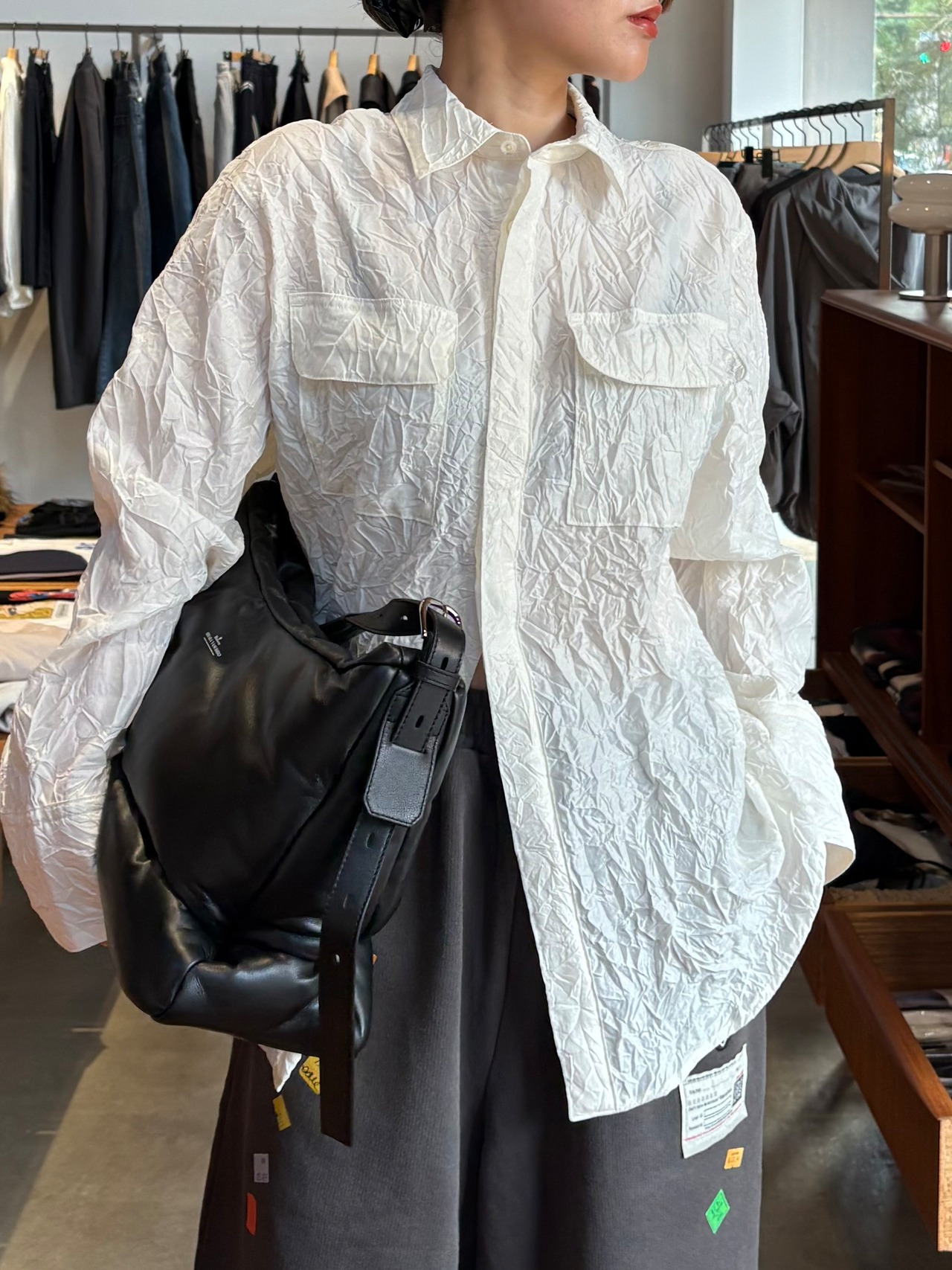 【26AW | WOMEN】BELPER  ベルパー / シャツ / ROUNDED WRINKLE SHIRT 2514-1126C - 2