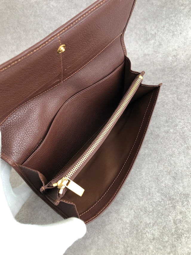 CELINE セリーヌ パリマカダム 財布 インディゴ ブラゾン キャンバス レザー 長財布 vintage ヴィンテージ オールド r2d33g