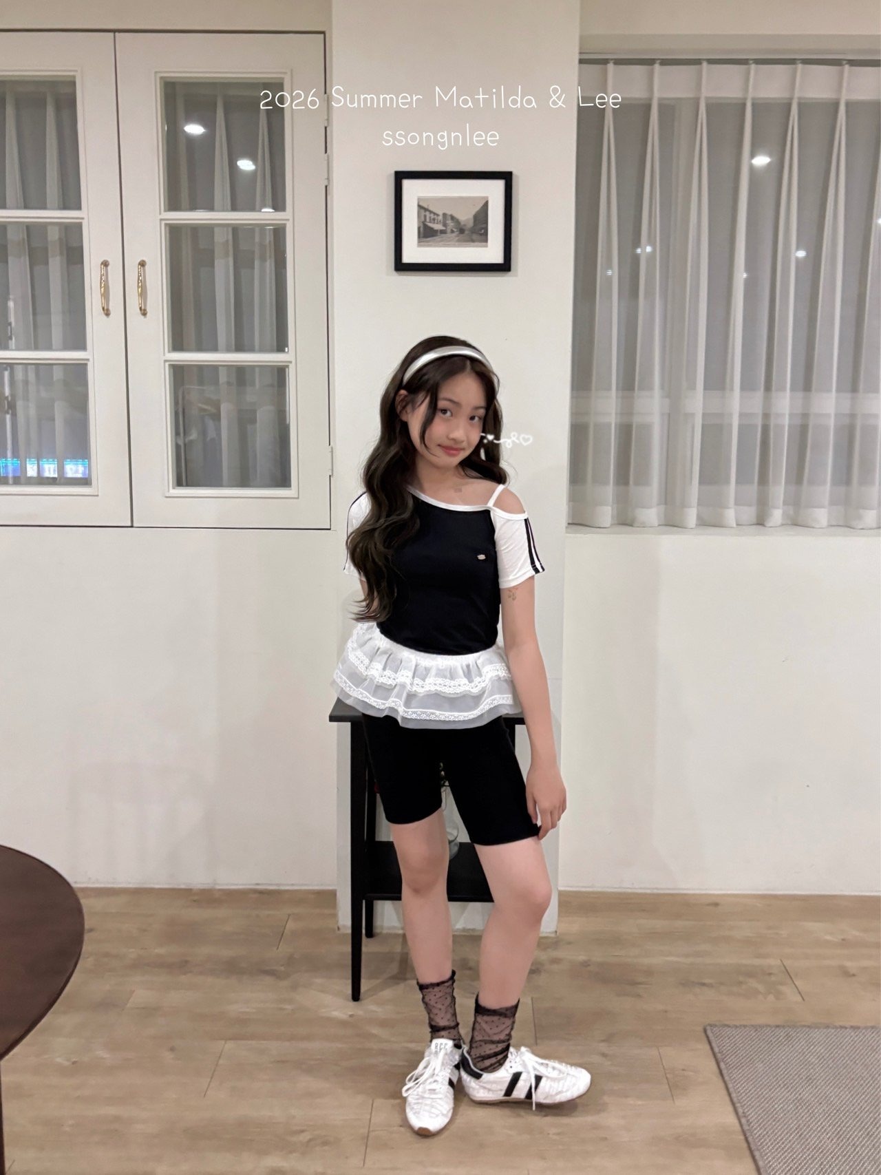 [Matilda&Lee] Color-blocked line tee / [마틸다앤리] 배색라인티