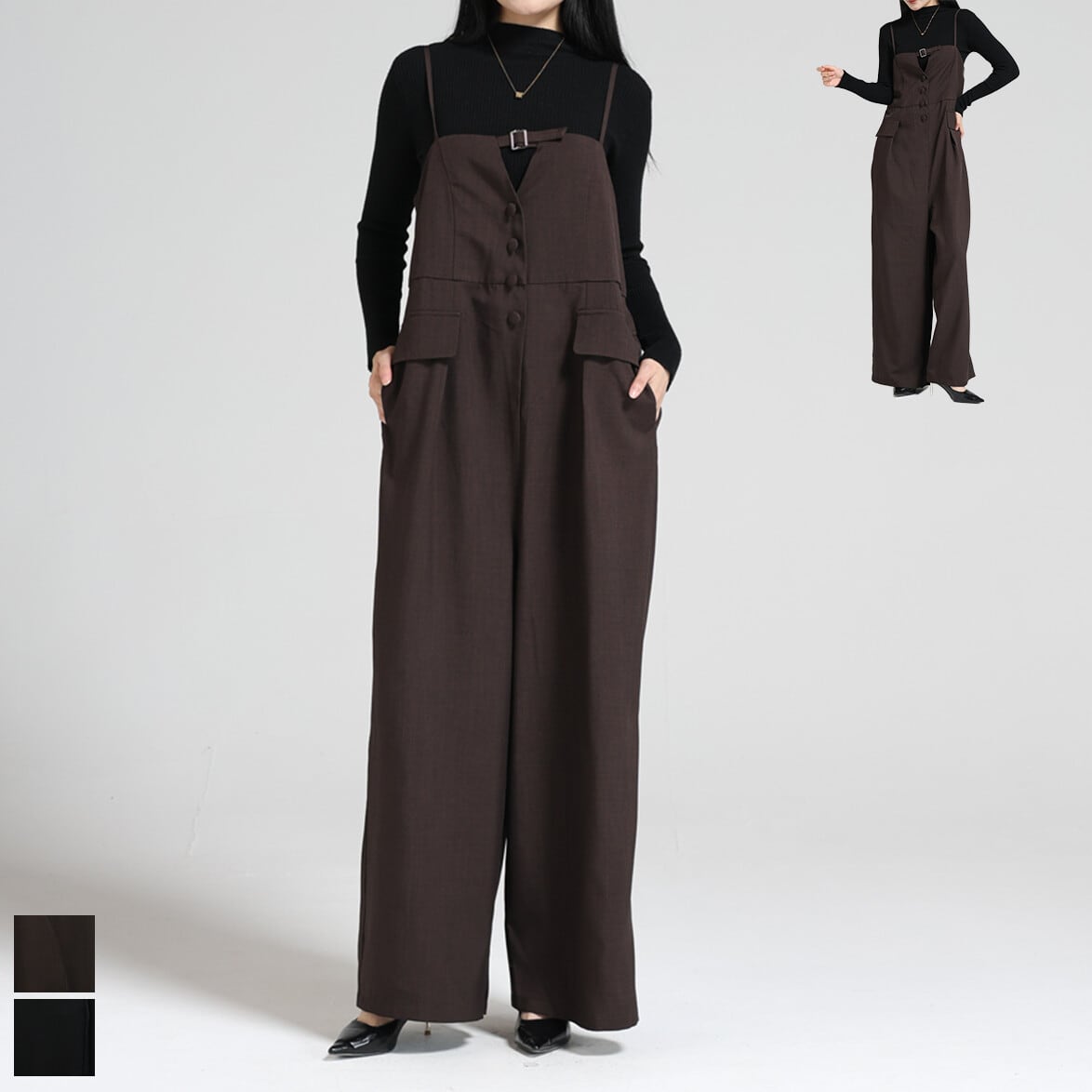 【SELECT】サロペットパンツ