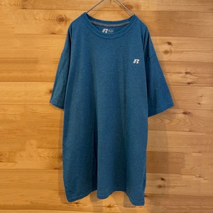 【Russell】ワンポイントロゴ Tシャツ XL ビッグサイズ ラッセル ポリエステル80% US古着