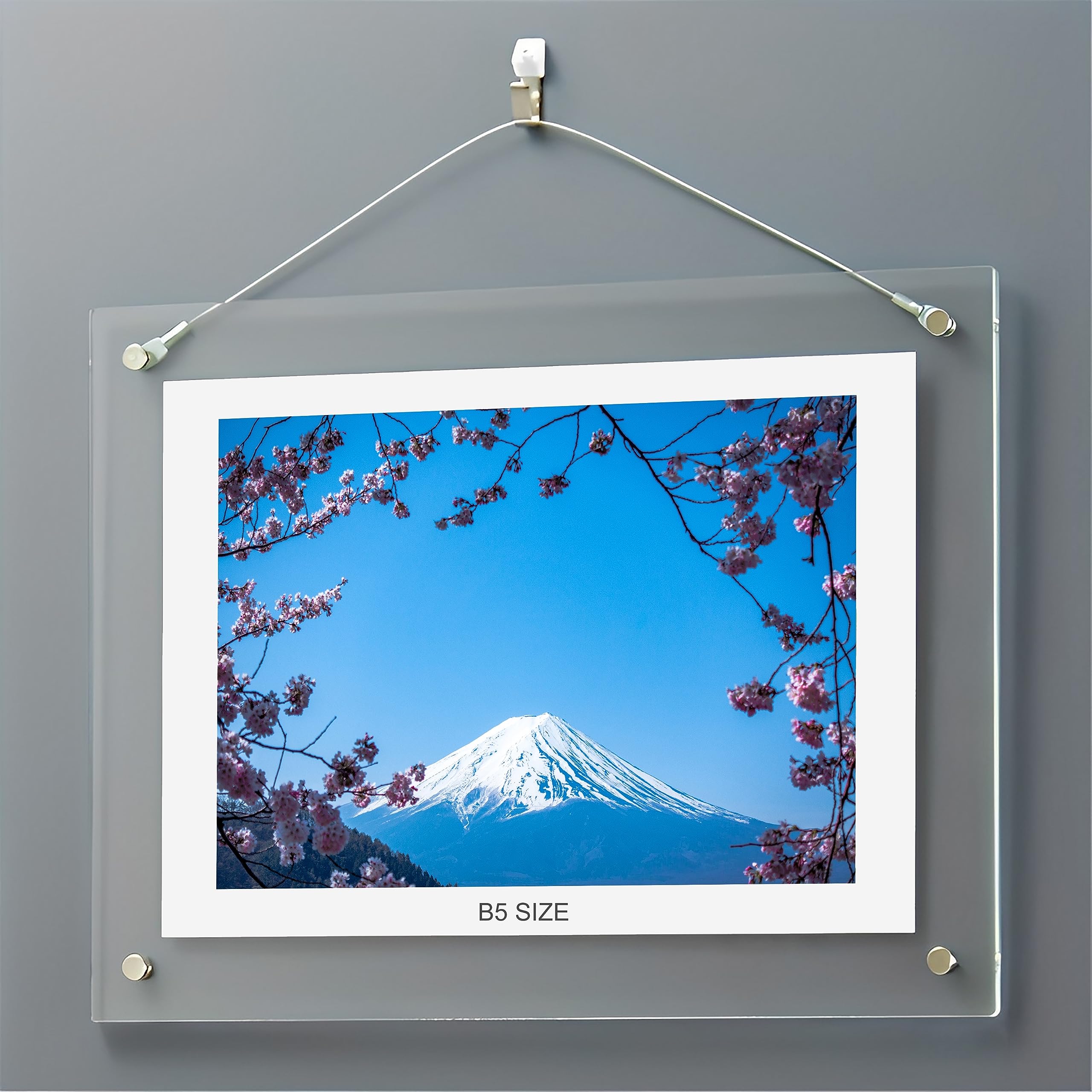 雲写真 北海道 美瑛町 雲と丘の風景 /インテリアアートポスター額装