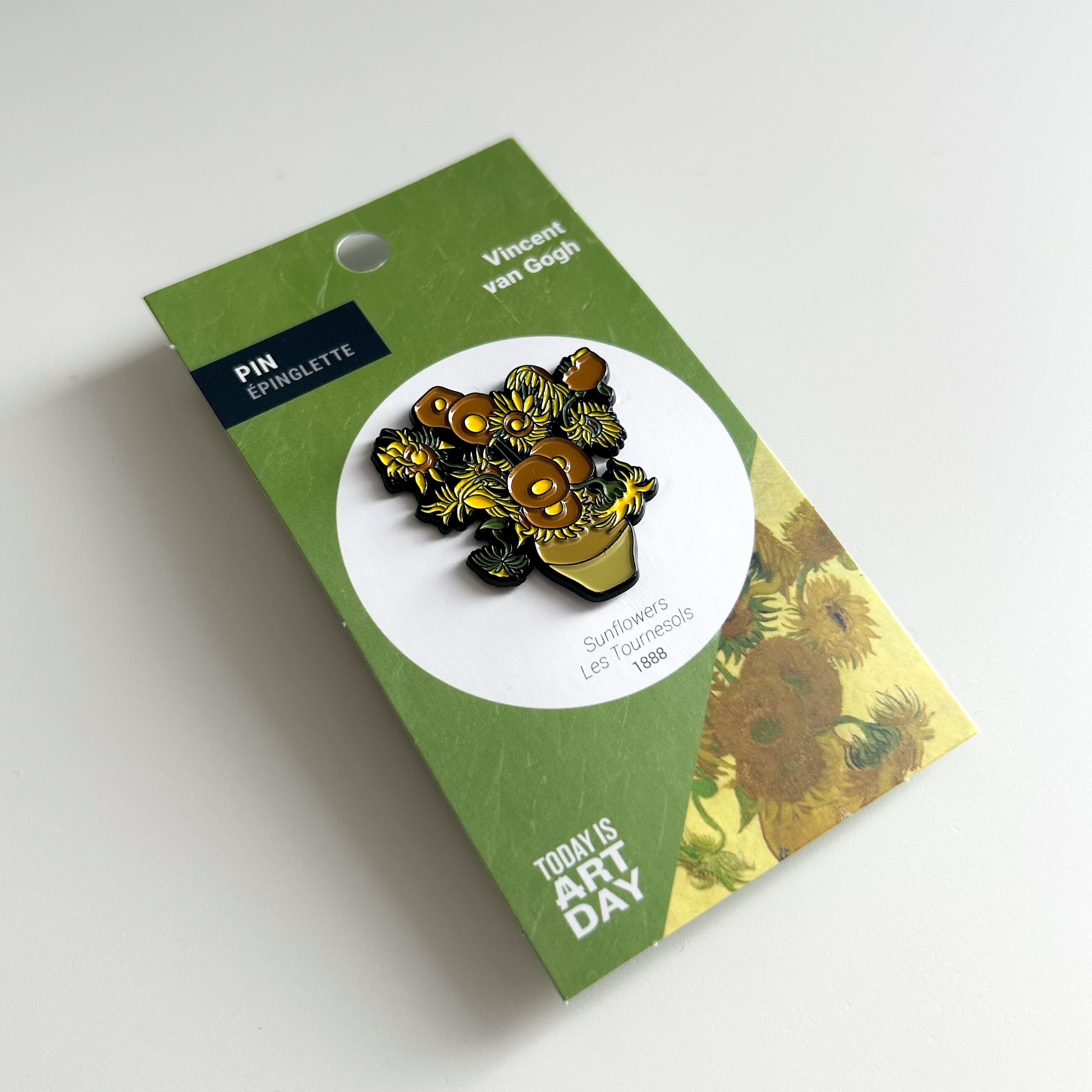 ゴッホ エナメルピン ひまわり | hmm, by 東京都美術館ミュージアム