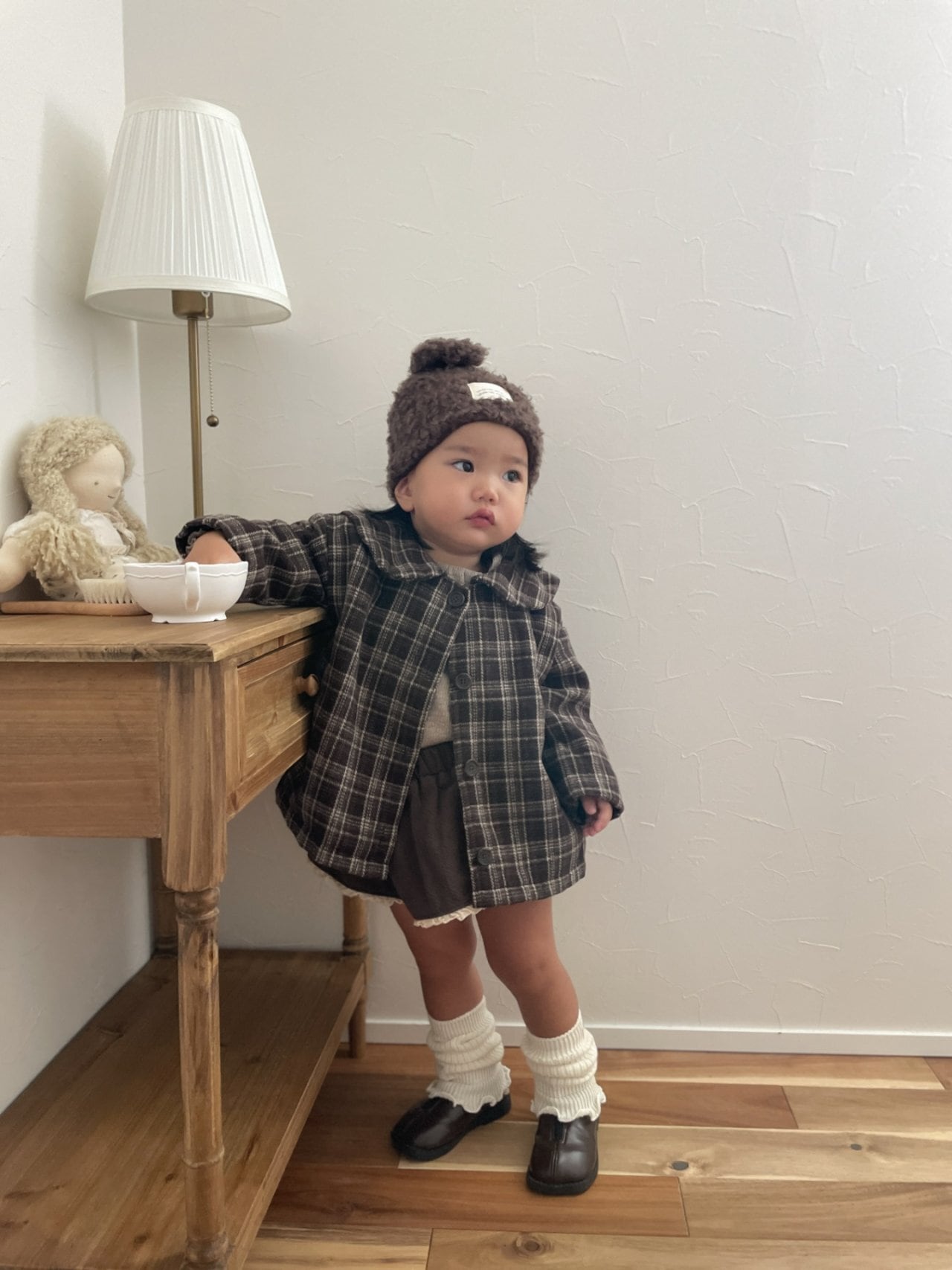 【即納】チェックセーラーコート / mimimarket