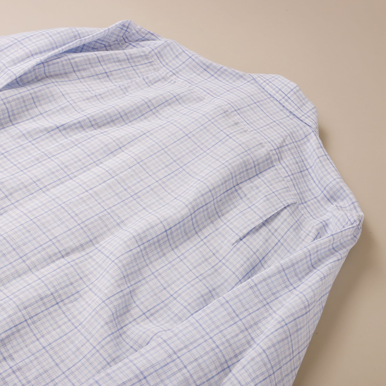 定価15万】Loro Piana special B.D. linen shirt made in Italy Blue