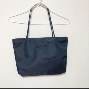 HIMIKO NEWYORK ヒミコ ニューヨーク 紺色 ネイビー メタル プレート バッグ