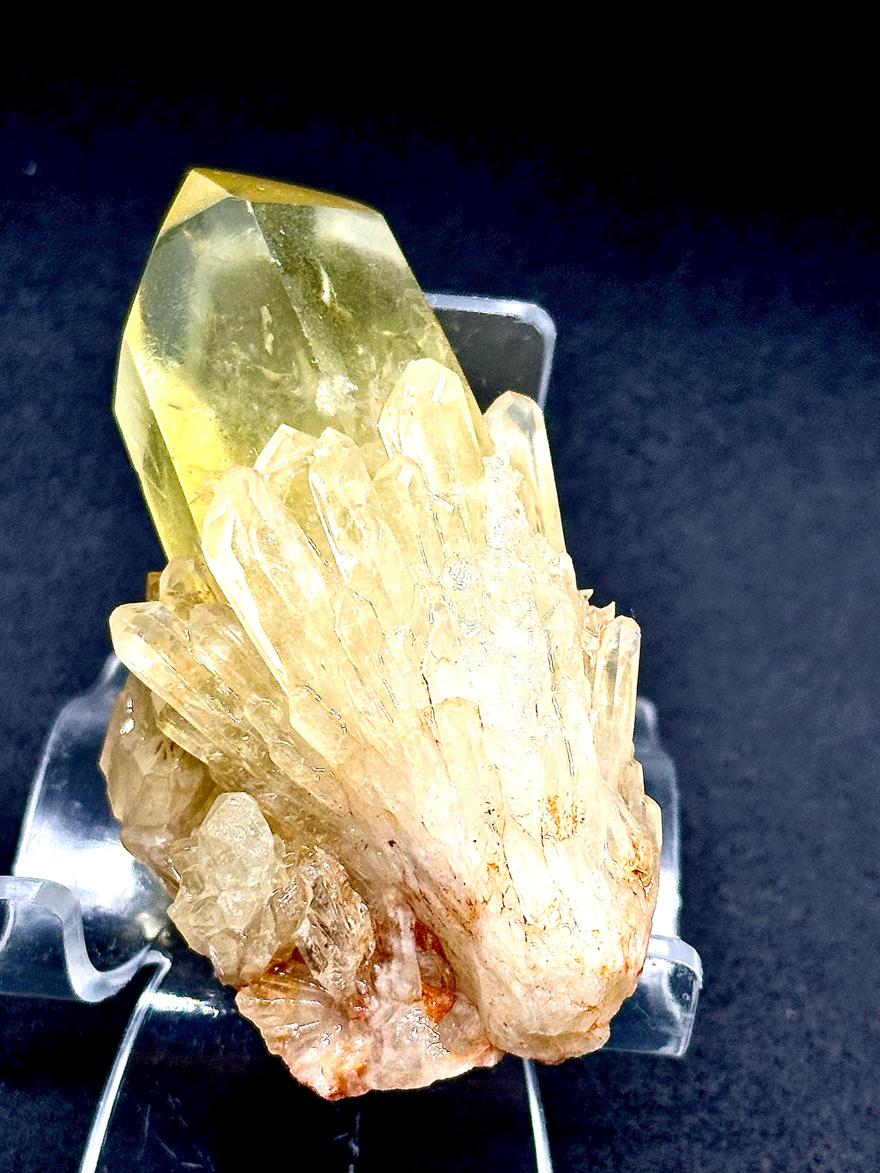 クンダリーニクォーツ①　非加熱シトリン　コンゴ産　クンダリーニシトリン クンダリーニクォーツ① 非加熱シトリン コンゴ産 クンダリーニ