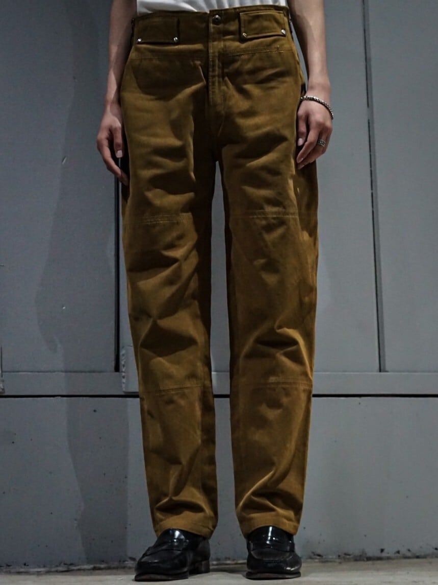 【希少】vintage sidezip design leather pants