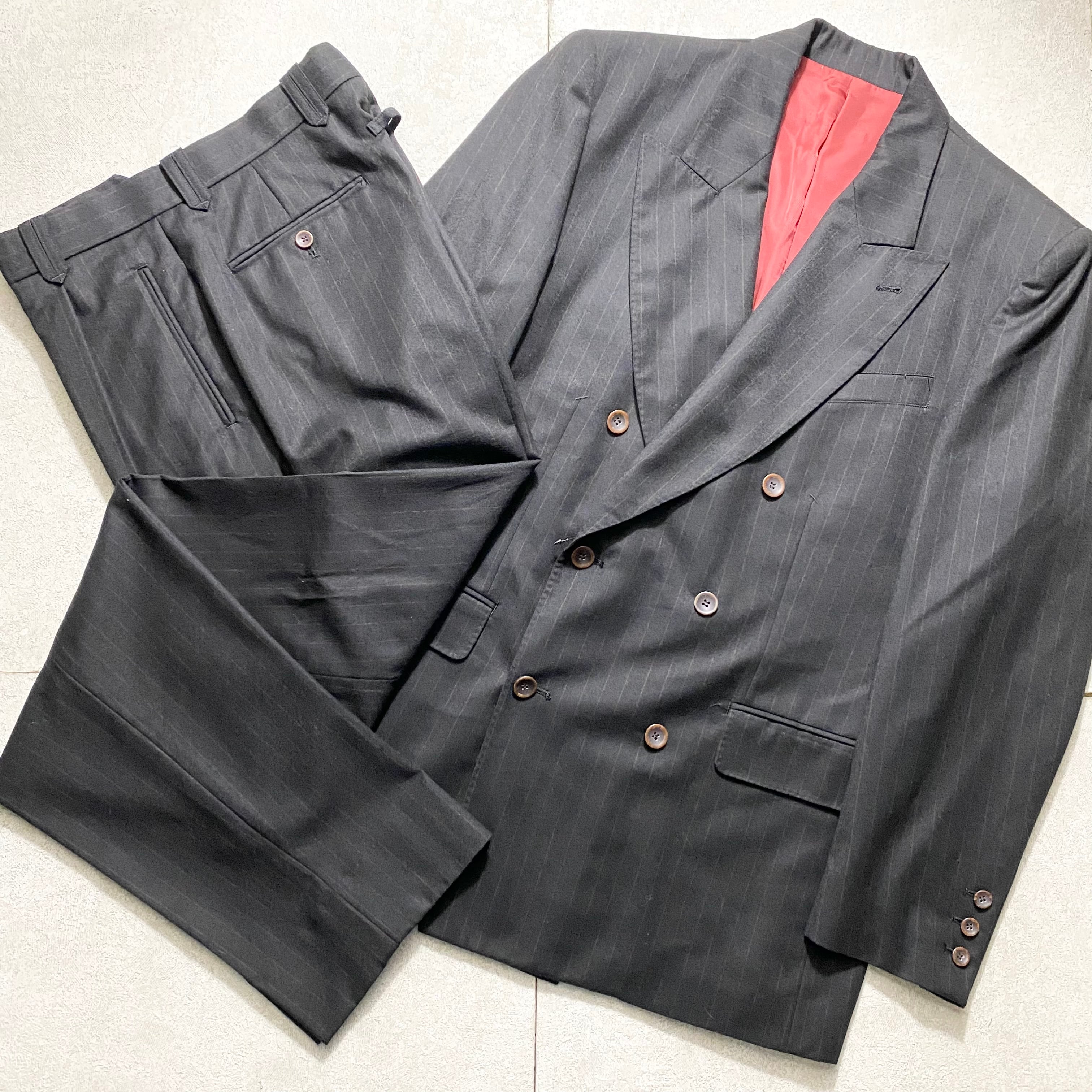 JEAN PAUL GAULTIER CLASSIQUE double breasted suits set-up | NOIR
