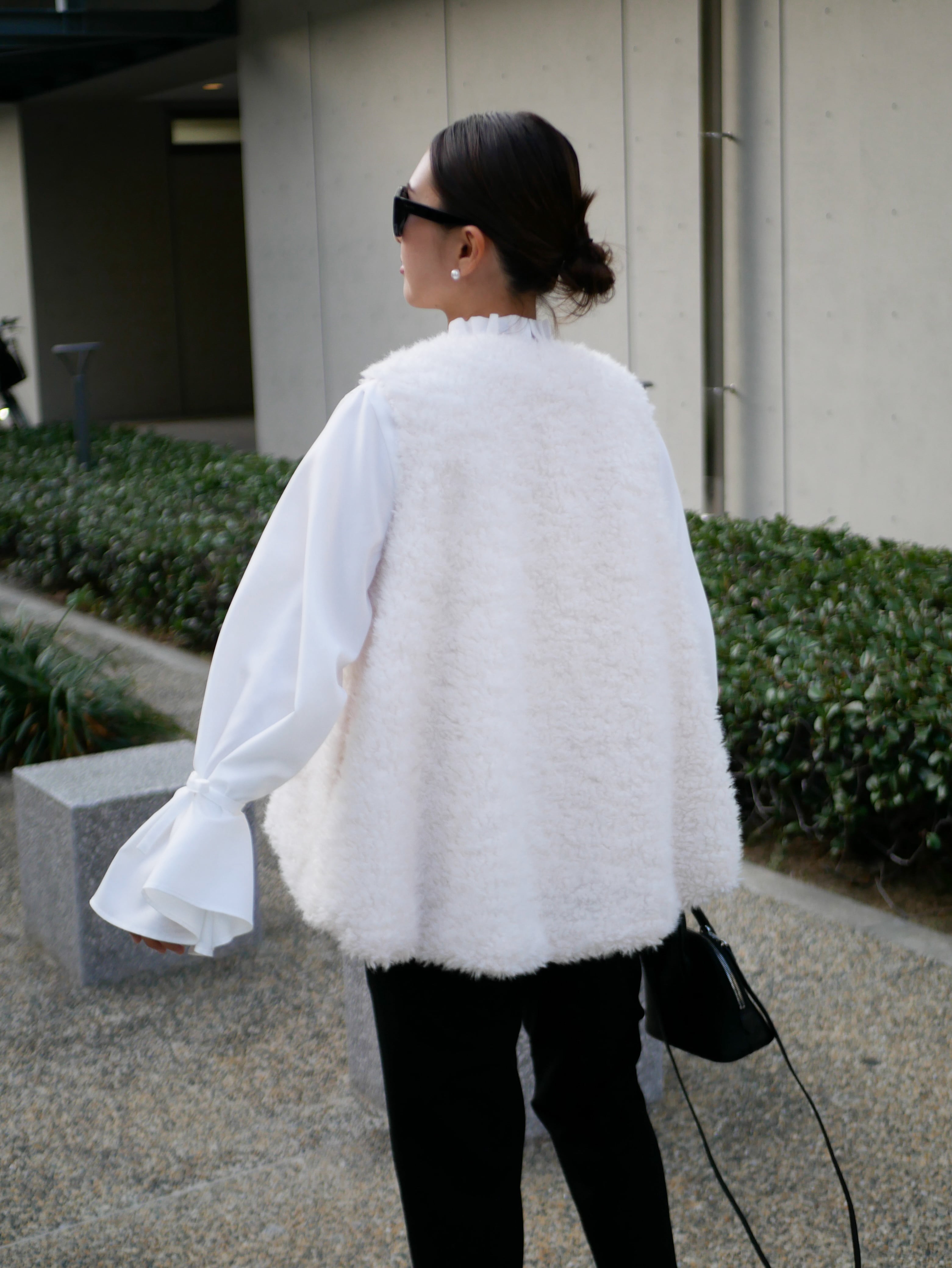 Cloud sheep boa vest | BéBéoD