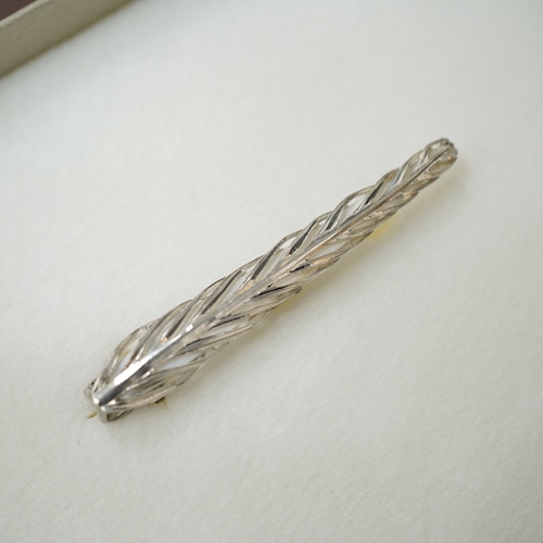 akihama　立体ボーンフェザータイクリップ　シルバー950