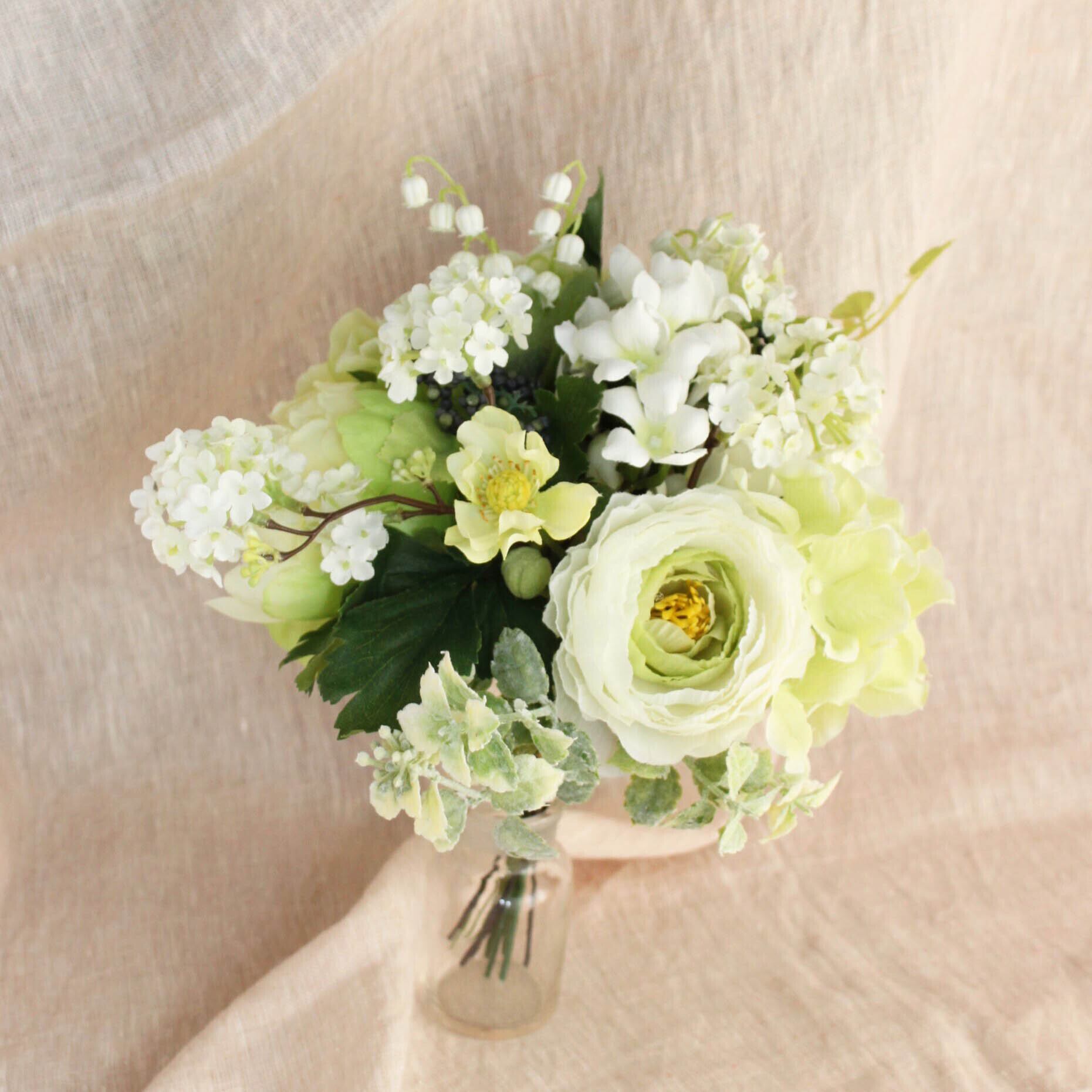 ウェディングブーケ（造花） Amazon｜BENCENTRE 7インチ テラコッタ 造花 ウェディングブーケ