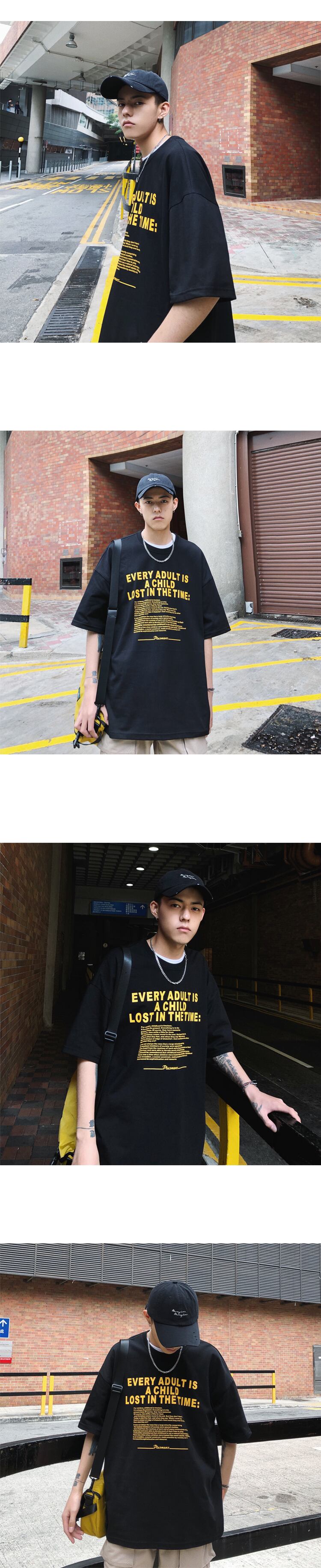 全3色 Tシャツ カットソー プリント カジュアル シンプル