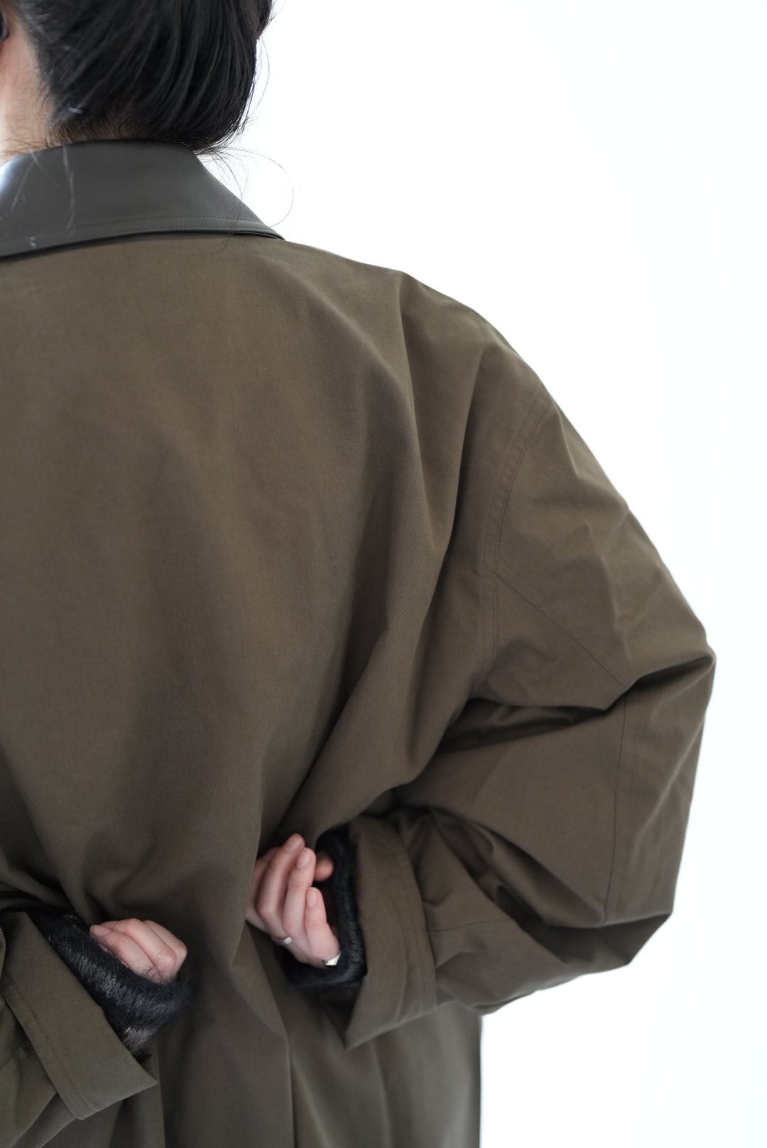 ジャケット・アウター Cristaseya OVERSIZED BLOUSON OVERSIZED BLOUSON WITH LEATHERPATCH – COVERCHORD