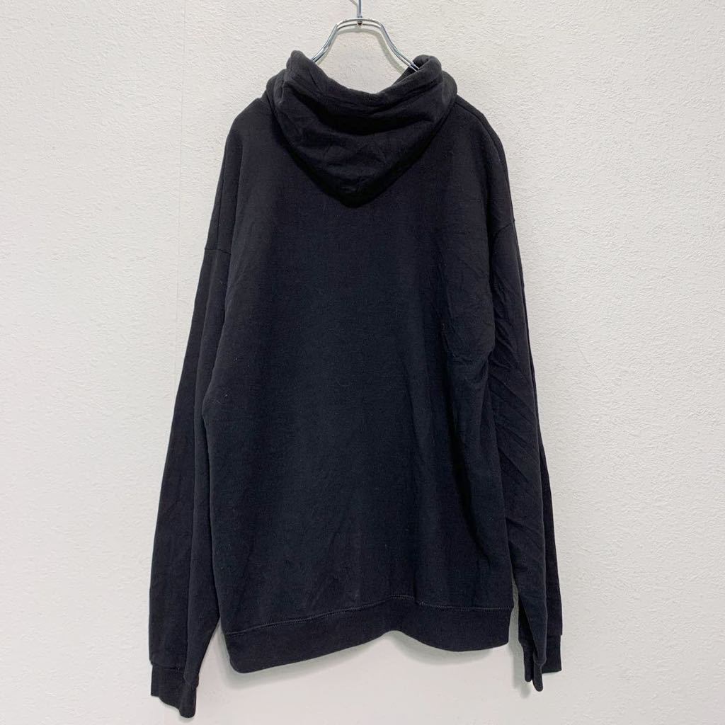 Hanes 無地 スウェット パーカー L ブラック 黒 ヘインズ フーディー