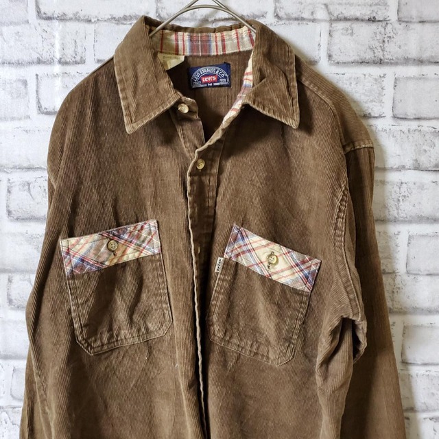 【リーバイス】海外製　シャツ　ヴィンテージ　USED