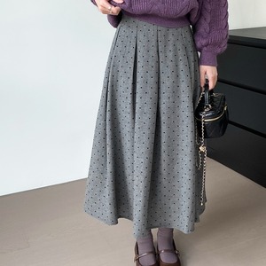 heart dot flare skirt〈2colors〉