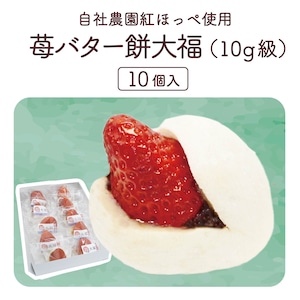 苺バター餅大福（10g級）1箱（10ヶ入）
