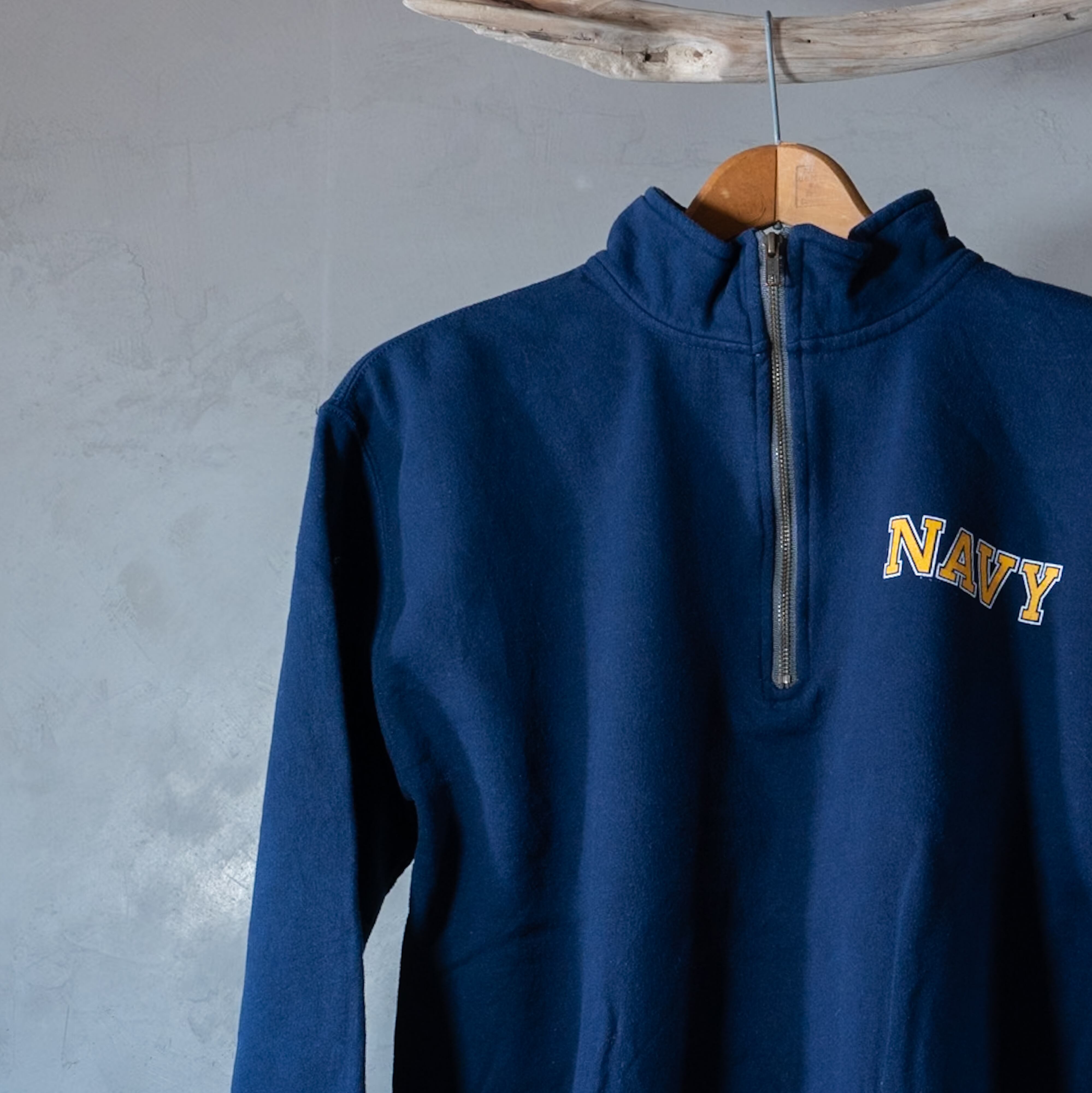 00s~ ギルダン NAVY ハーフジップ スウェット