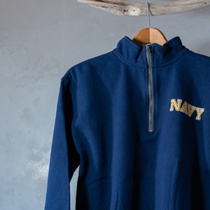 00s~ ギルダン NAVY ハーフジップ スウェット