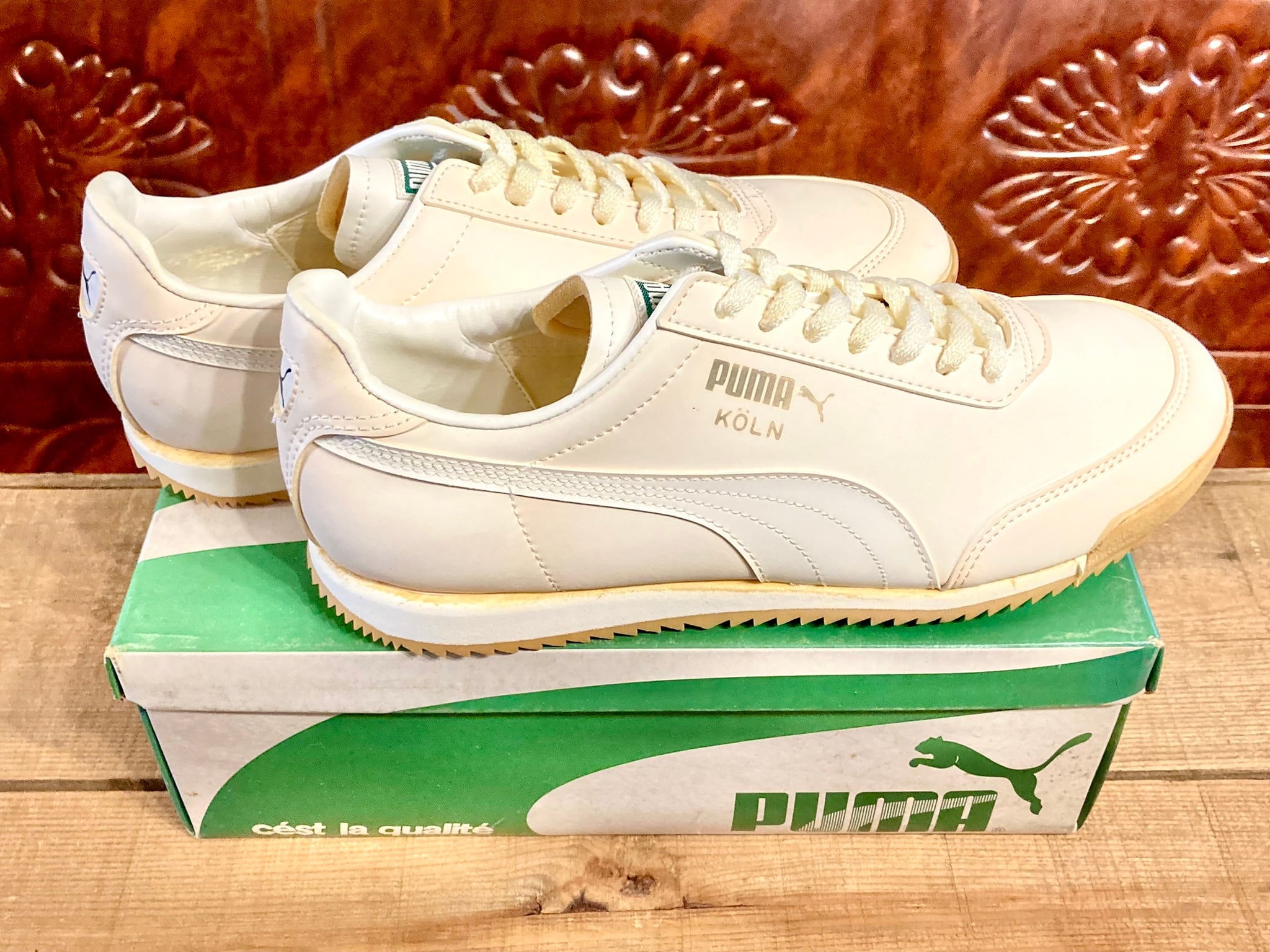 L.L.Bean ネイビー ナイロンベスト PUMA（プーマ） KOLN（ケルン）白 ナイロン 27cm 90s 236 | PAY ID