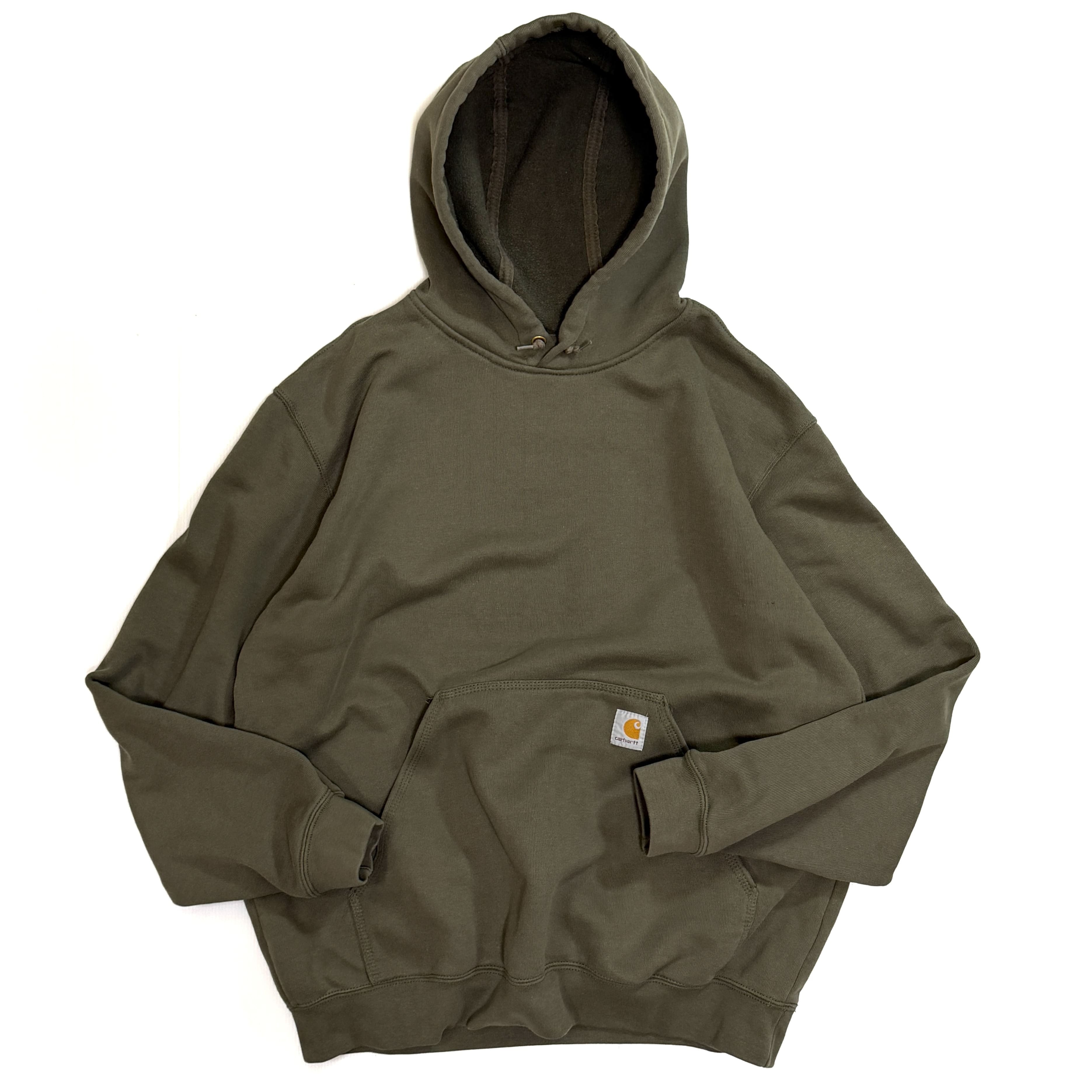 90's Carhartt アルミジップアップパーカー 裏サーマル USA製 中古
