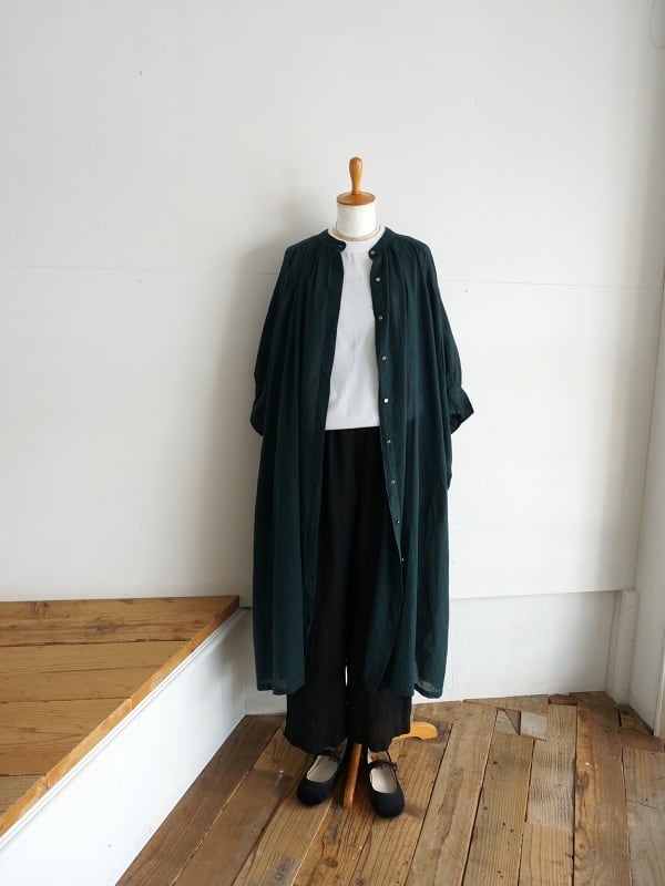 YARRA ヤラ INDIAワイドシャツワンピース | Fimpen+Nul
