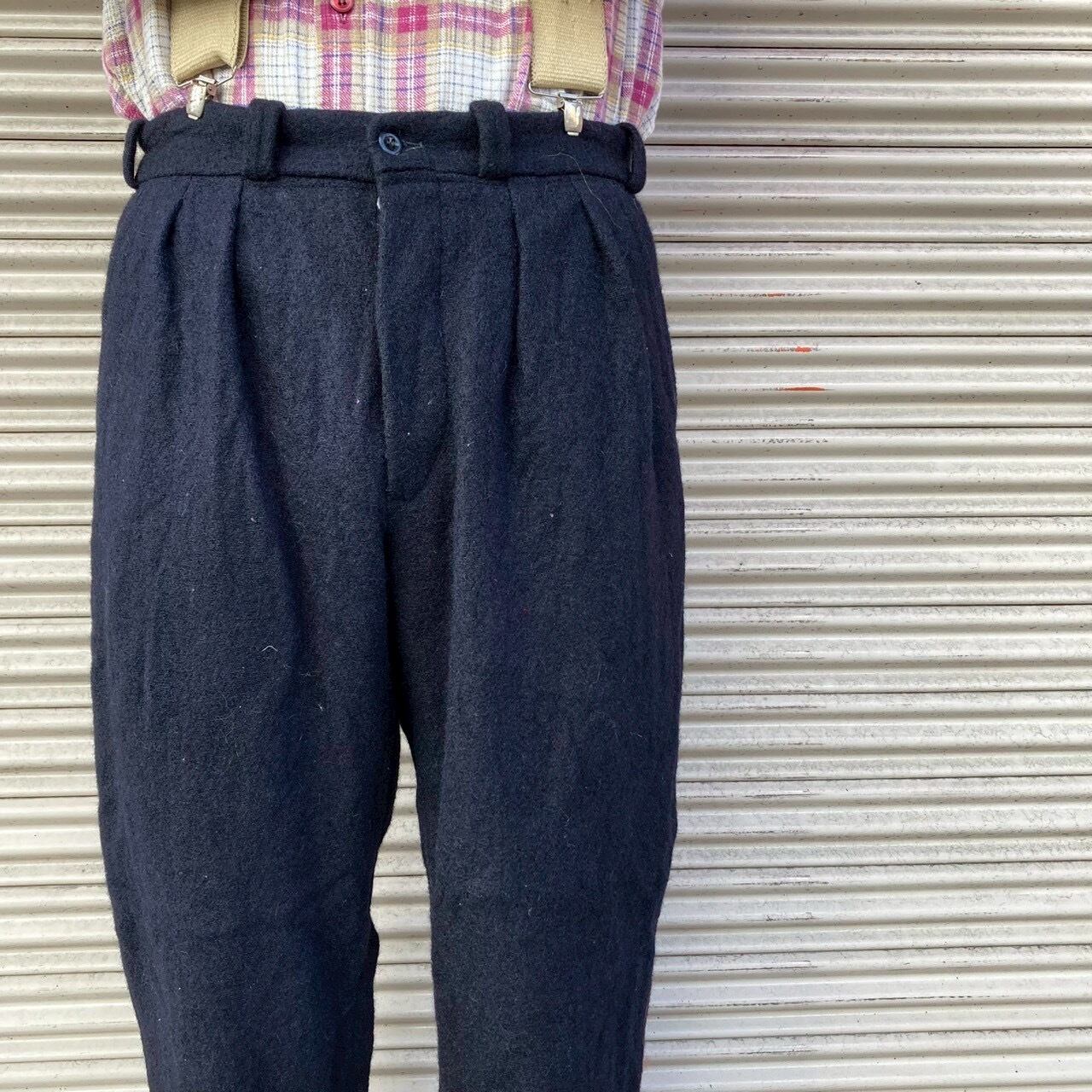 EURO Vintage ユーロヴィンテージ ウールパンツ Army ミリタリー W78cm