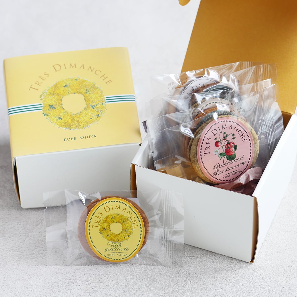 【ミモザの贈り物】プラリネサンド6個セット