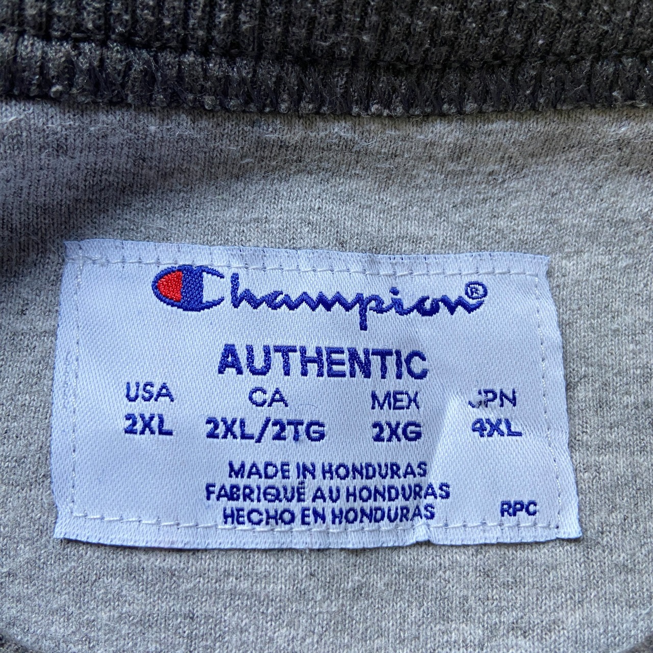ビッグサイズ Champion チャンピオン ワンポイントロゴ刺繍 スウェット 