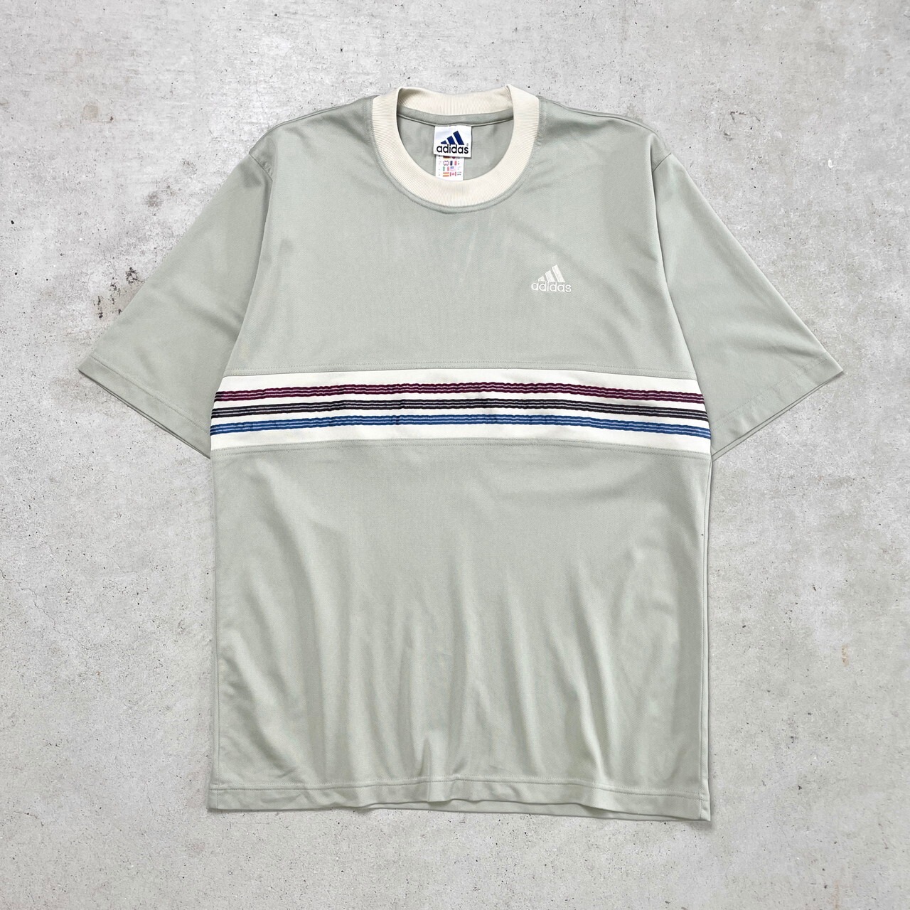 90年代 adidas アディダス メッシュ切り替え Tシャツ パフォーマンス 