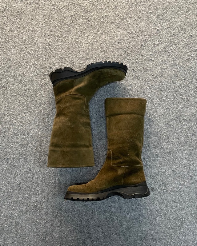 【PRADA SPORT】suede long boots