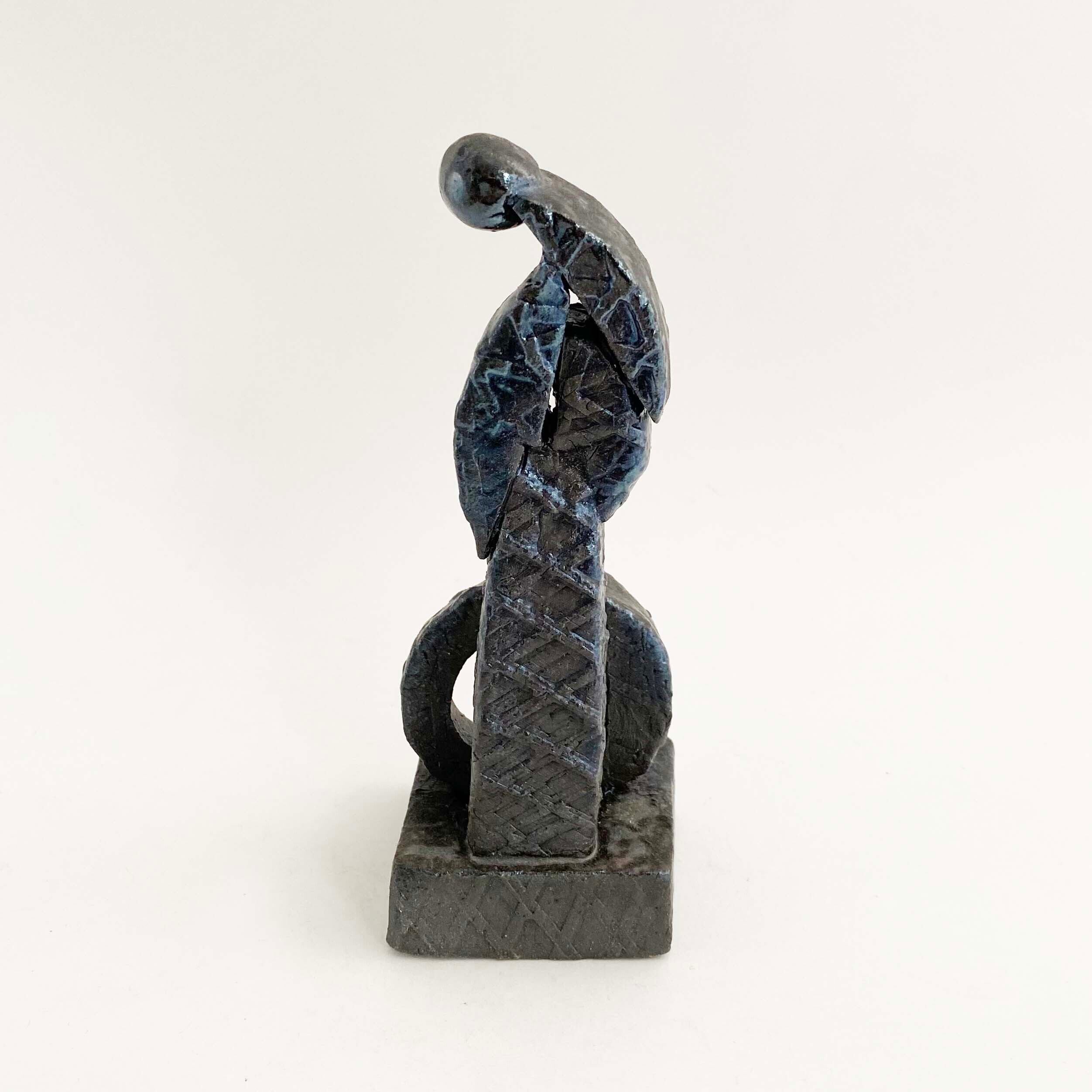 陶器のこけし陶片子（とうへんし）松島朝義作　No.14