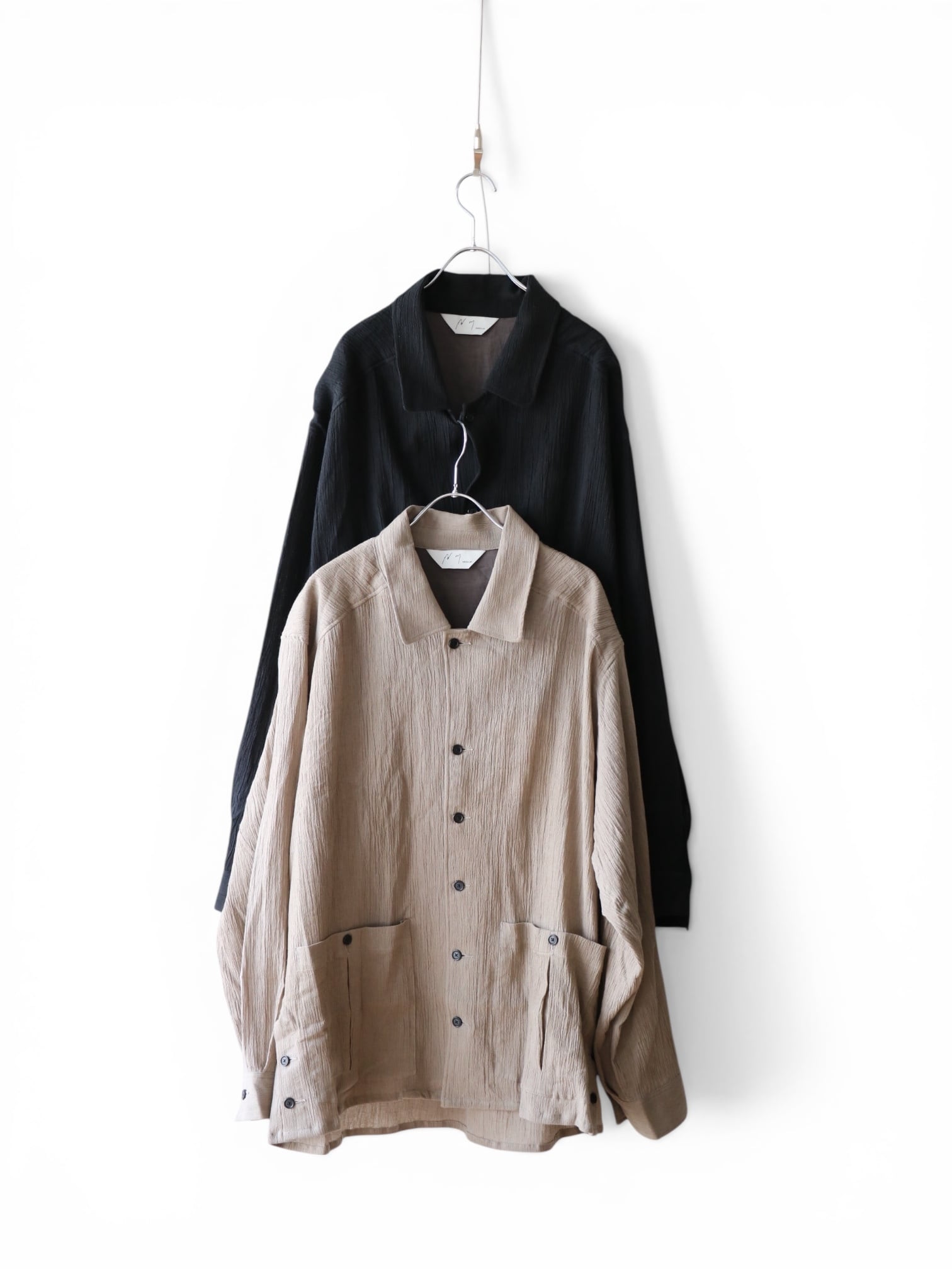 Ancellm -CREPE SHIRT JACKET- / ANC-SH92/ アンセルム クレープ
