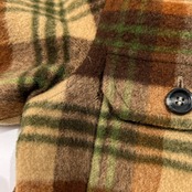 70s 当時物 VAN JAC ヴァンヂャケット Sportswear Specialist チェック 長袖 ウール シャツ ジャケット S /ビンテージ/男女でも