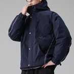 Zip-up Hip-length Padded Jacket ◇2color H0995