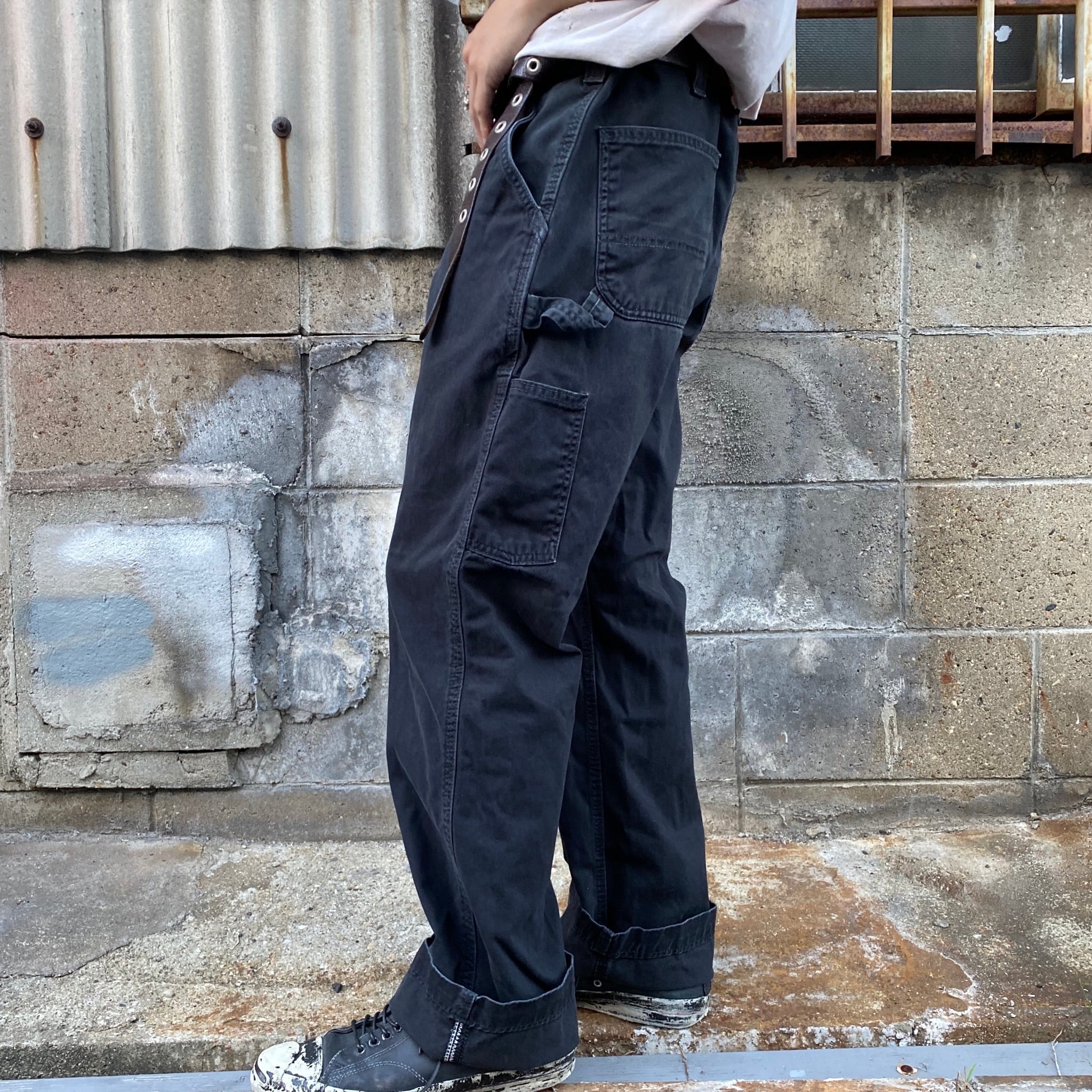 FR Carhartt カーハート ワークパンツ ツイル地 チノ濃紺 W40