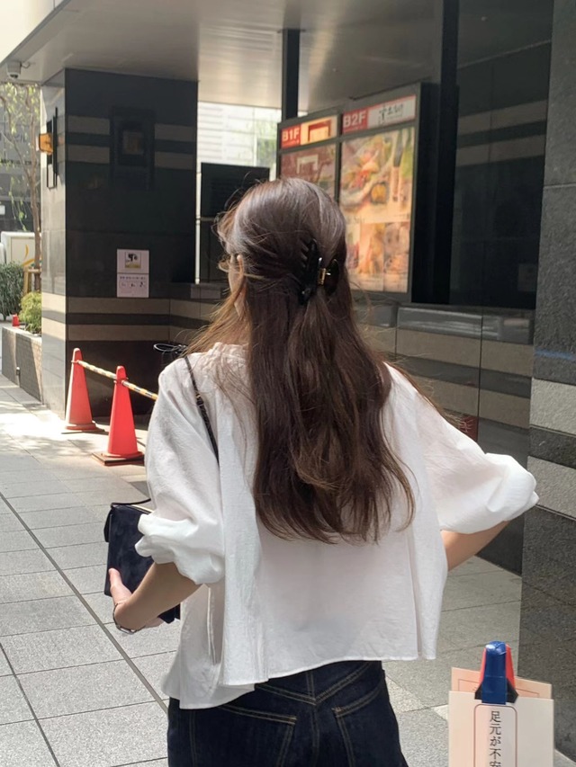 (予約) ounce / Neck ruffle blouse 1color