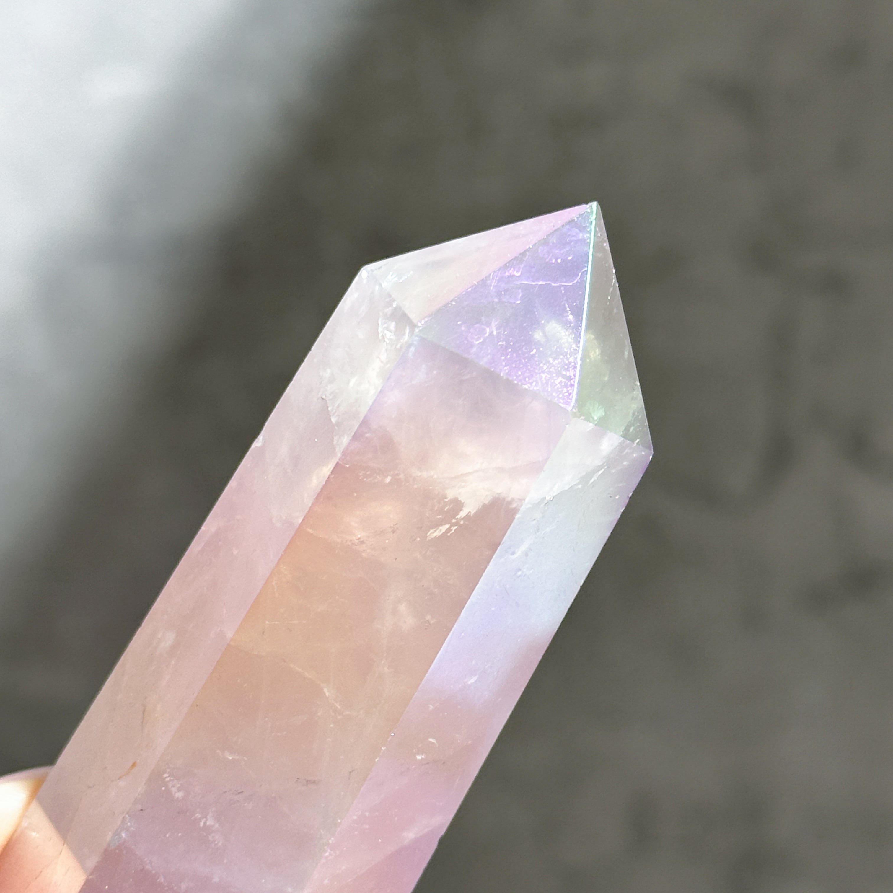 エンジェルオーラローズクォーツ タワー24✧ Angel Aura Rose Quartz
