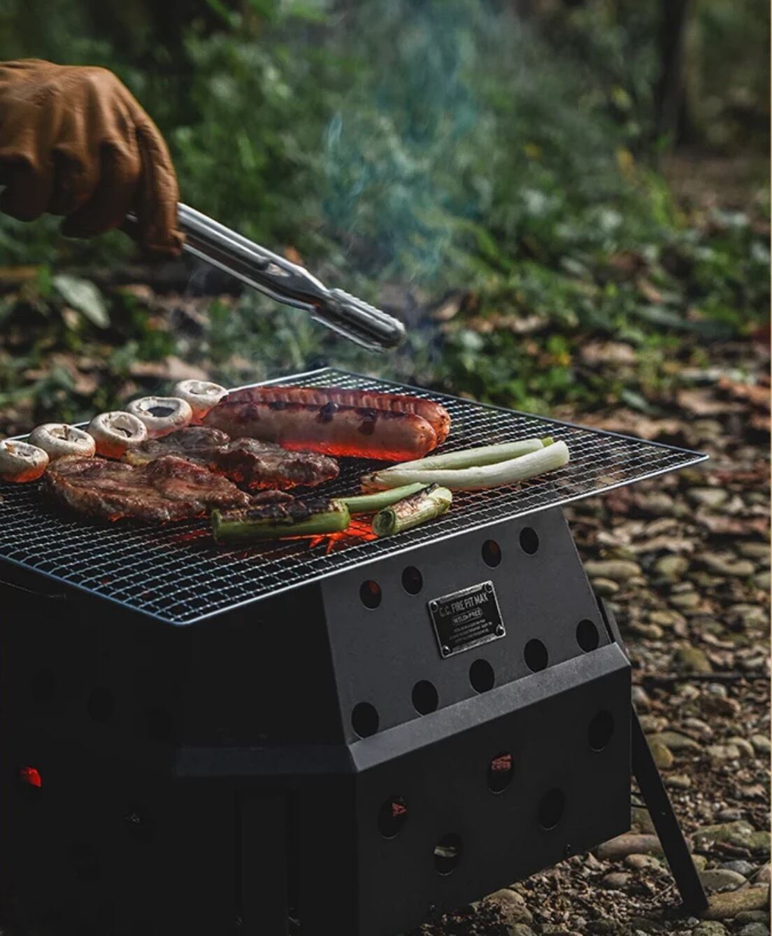 CARGO CONTAINER FIRE PIT MAX | OLIVE OUTDOOR EQUIPMENT